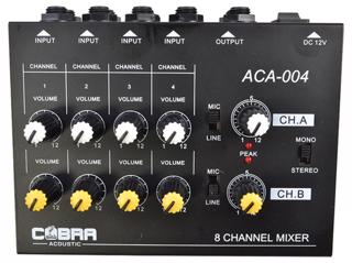 8 Channel Line Mixer 